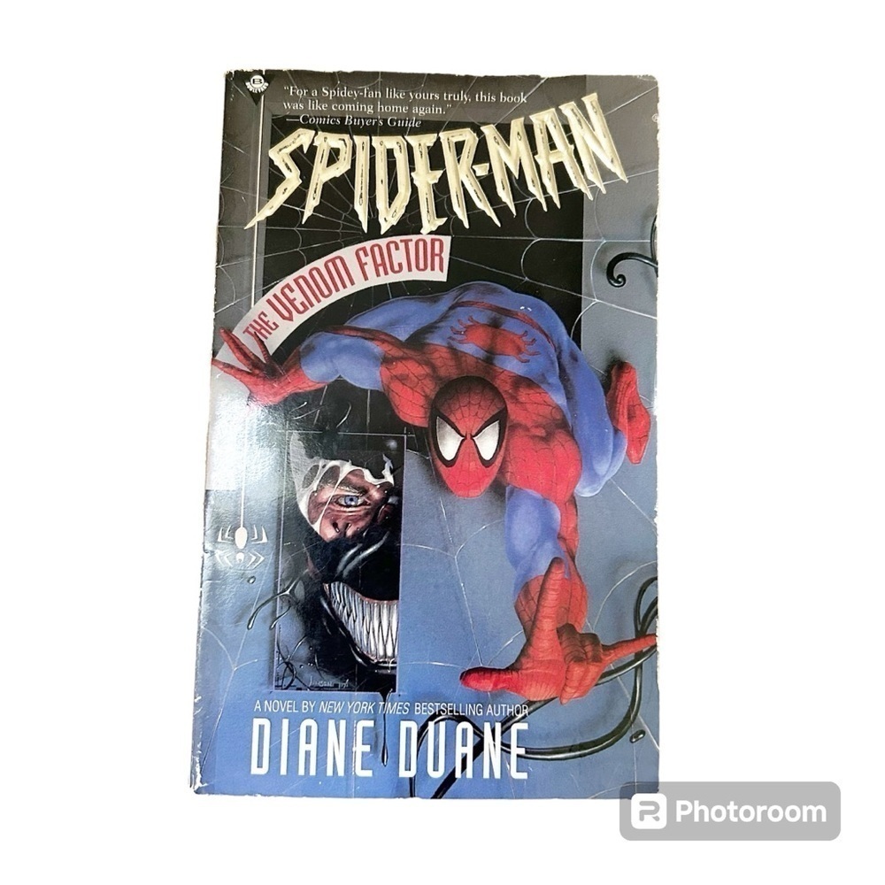 Spider-Man The Venom Factor Novel by Diane Duane Science Fiction Marvel Comics